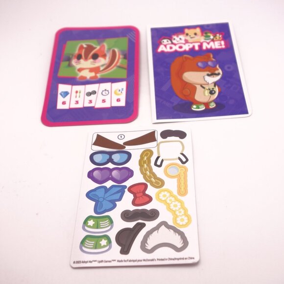McDonald's 2023 Adopt Me! Toy, Sticker and Card with Box - Picture 6 of 16
